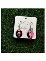 TLD Designs TLD Designs Schreiner Football Acrylic Earrings