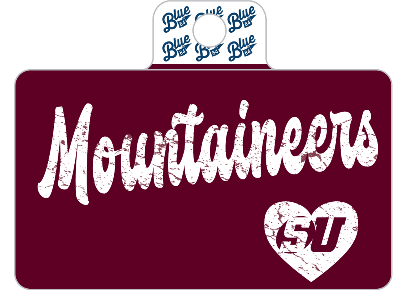 Blue 84 Blue84 Mountaineer Love Sticker