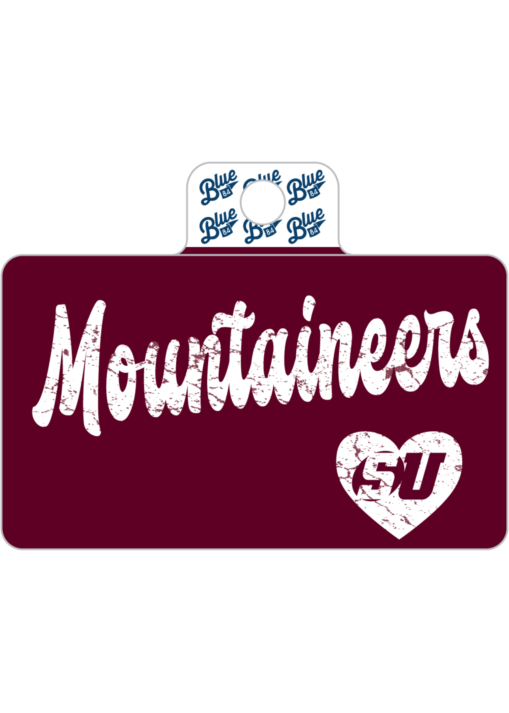 Blue 84 Blue84 Mountaineer Love Sticker