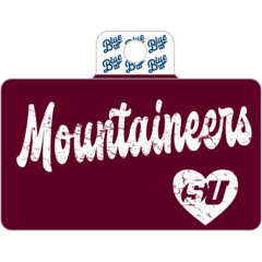Blue 84 Blue84 Mountaineer Love Sticker