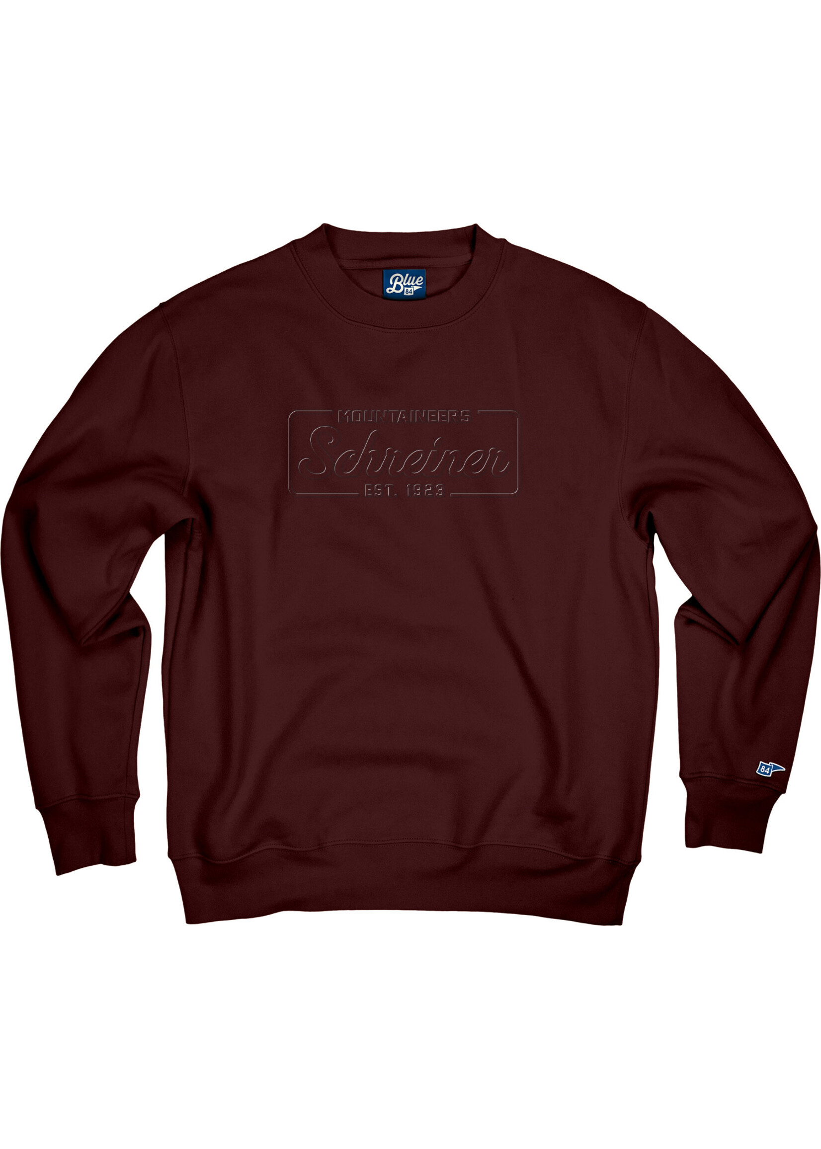 Blue 84 Schreiner Embossed Campbell Crew