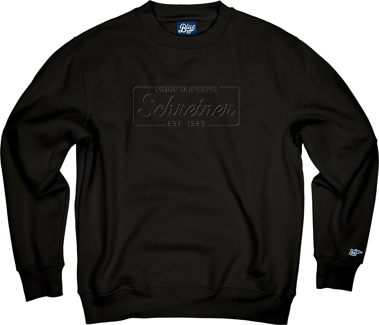 Blue 84 Schreiner Embossed Campbell Crew