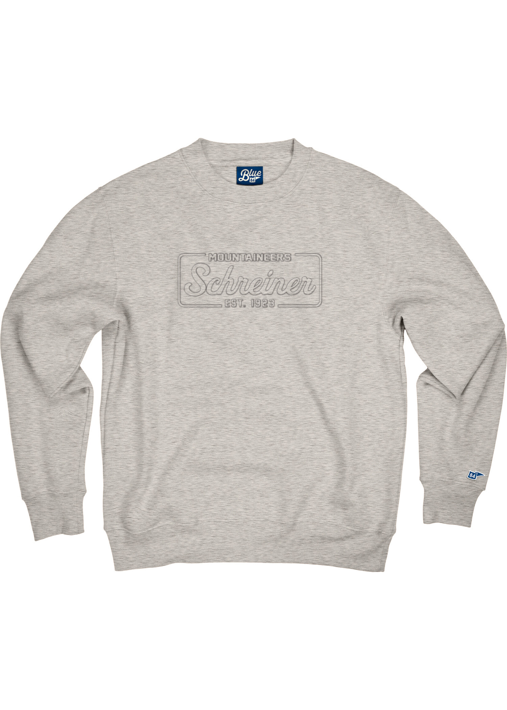 Blue 84 Schreiner Embossed Campbell Crew