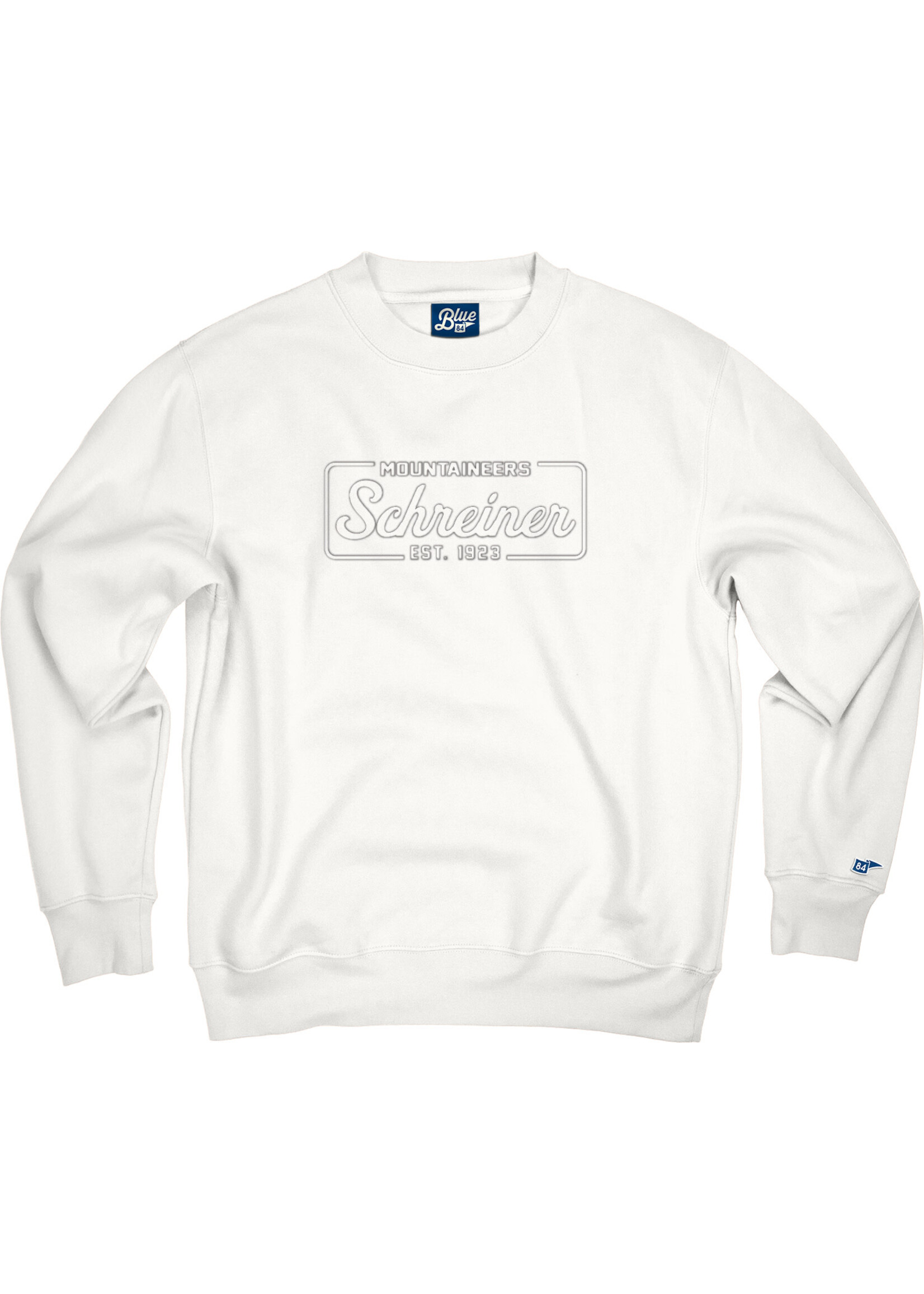 Blue 84 Schreiner Embossed Campbell Crew