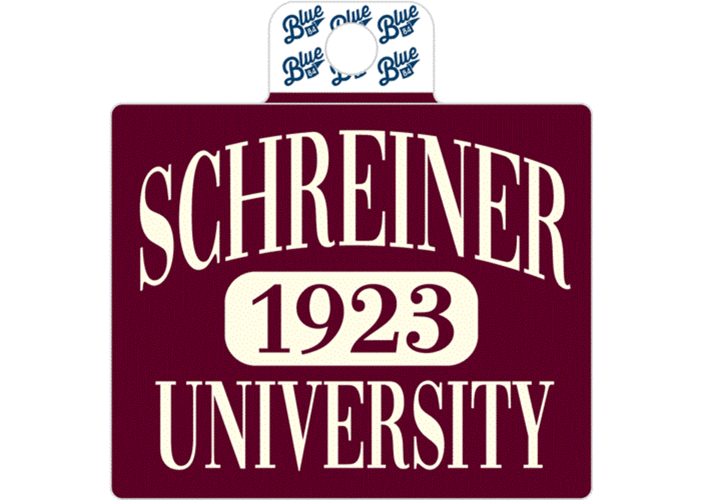 Blue 84 Custom Maroon Skies Sticker