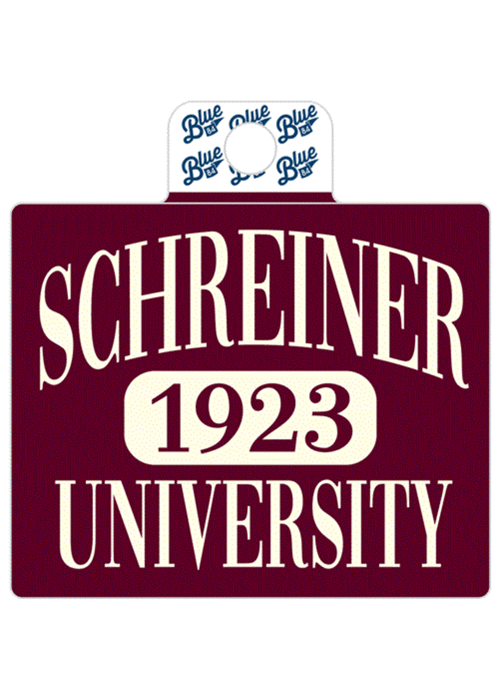 Blue 84 Custom Maroon Skies Sticker