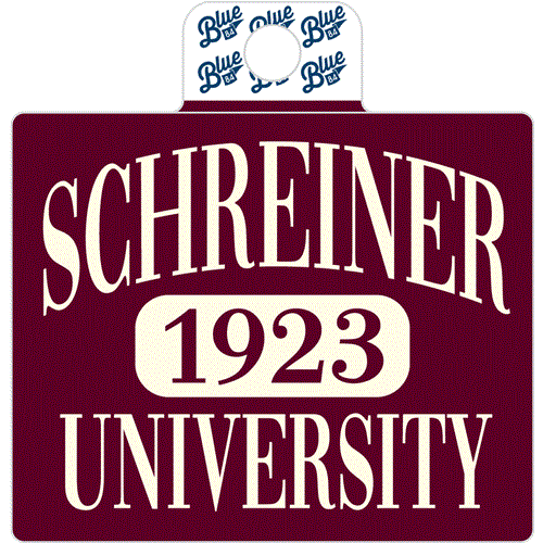 Blue 84 Custom Maroon Skies Sticker