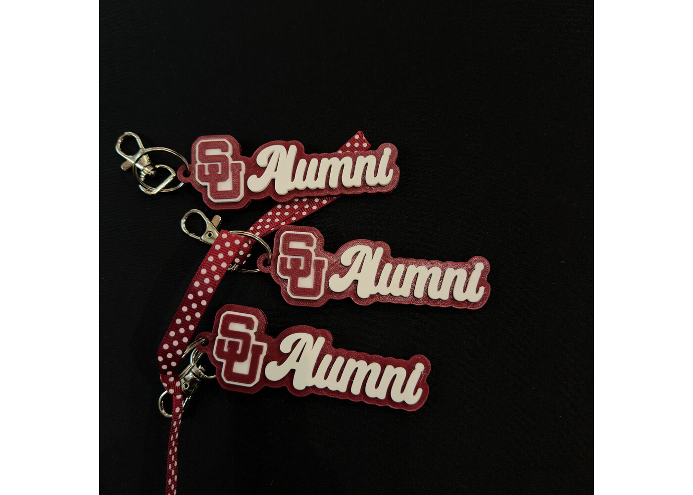 AOD Designs Schreiner SU Alumni Keychain