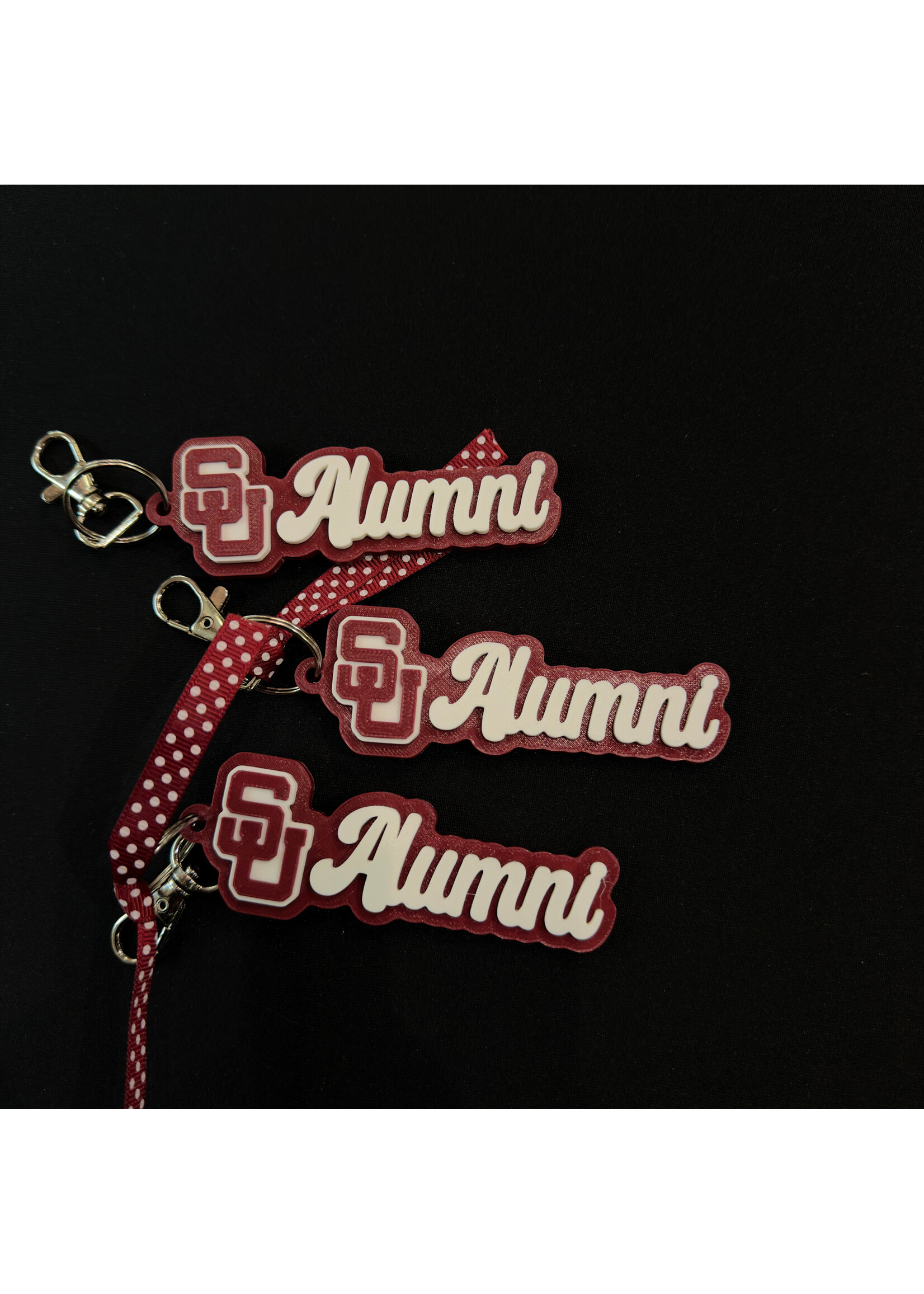 AOD Designs Schreiner SU Alumni Keychain
