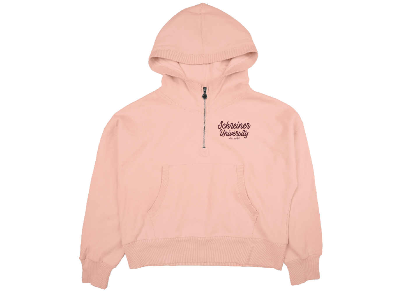 Blue 84 Schreiner Sanded 1/4 Zip Hood