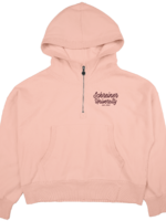 Blue 84 Schreiner Sanded 1/4 Zip Hood