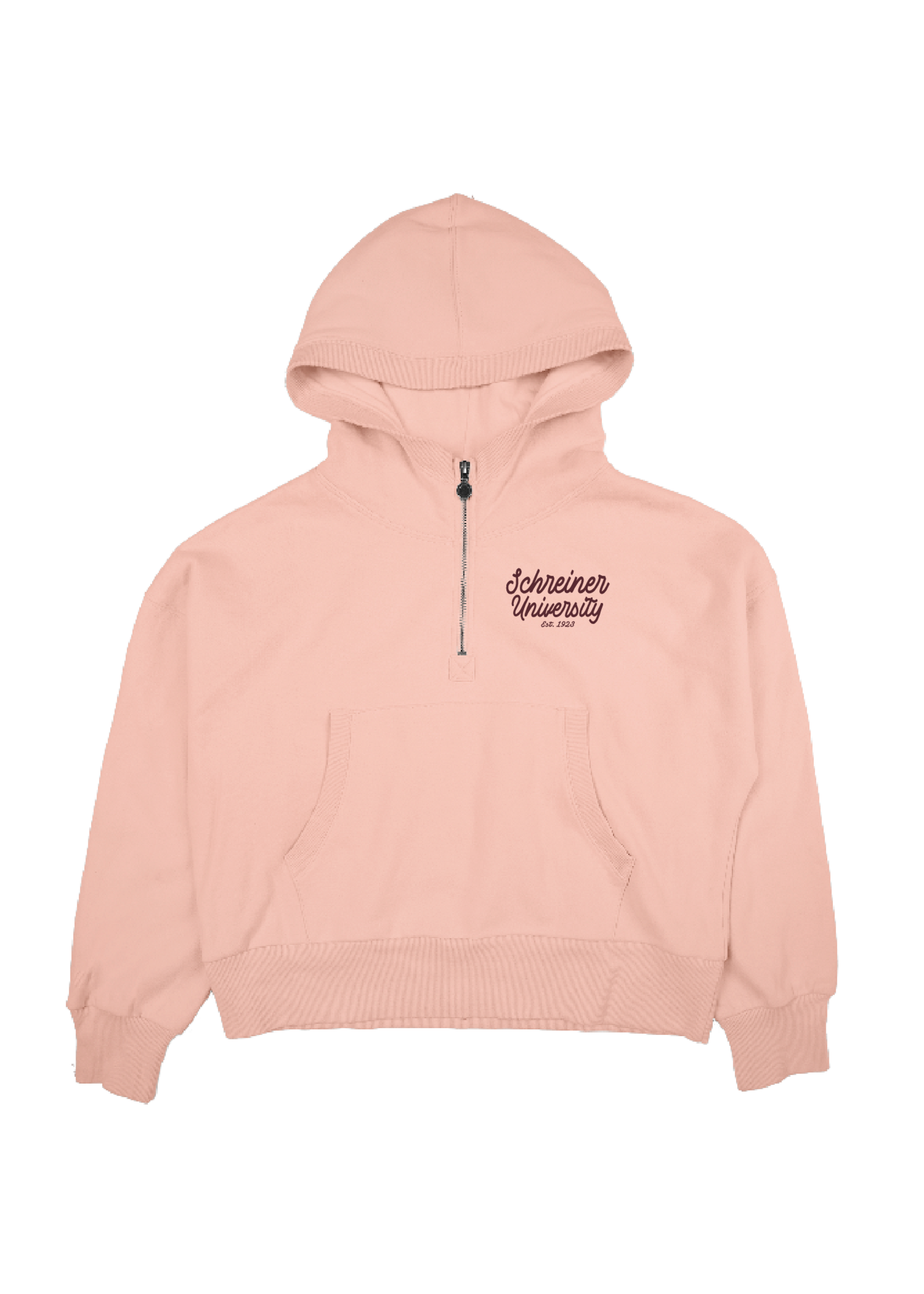 Blue 84 Schreiner Sanded 1/4 Zip Hood