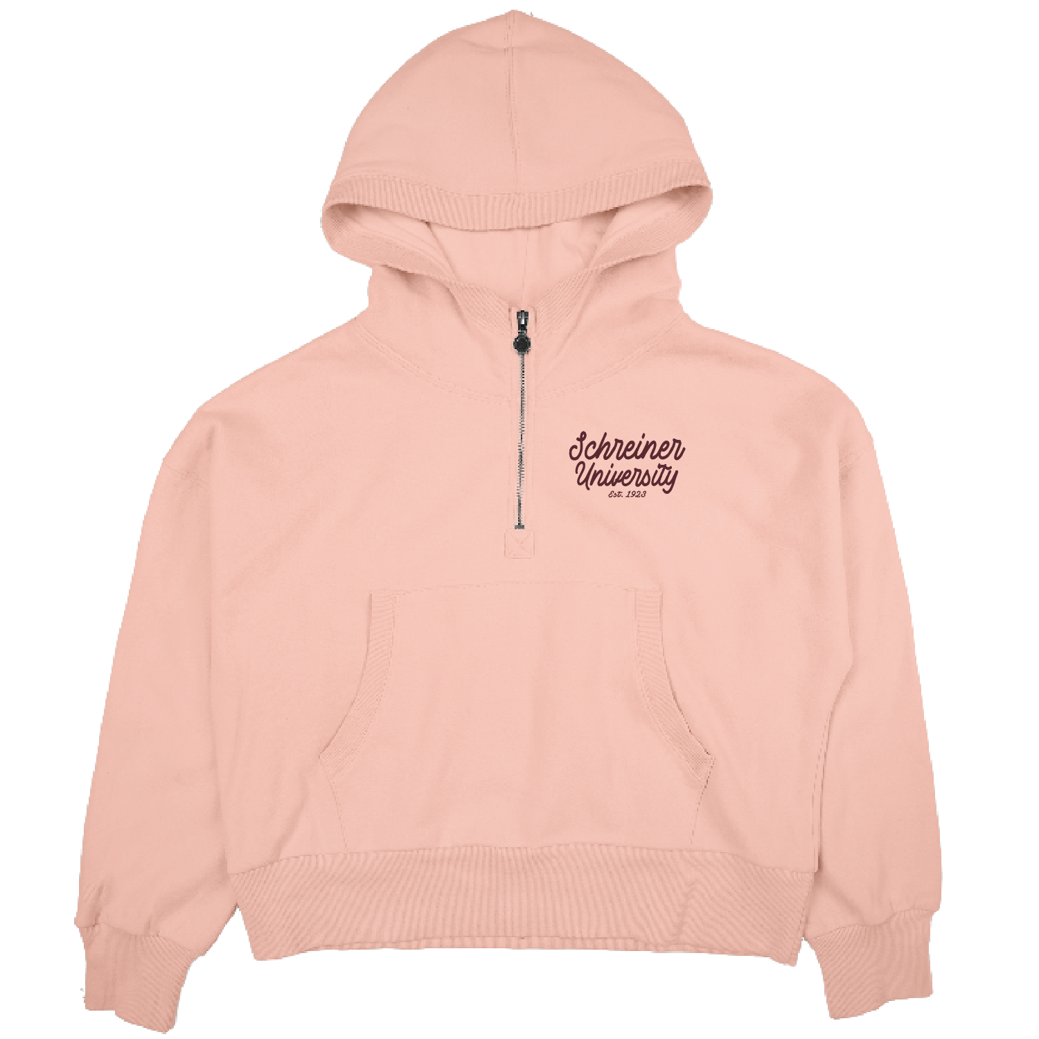 Blue 84 Schreiner Sanded 1/4 Zip Hood