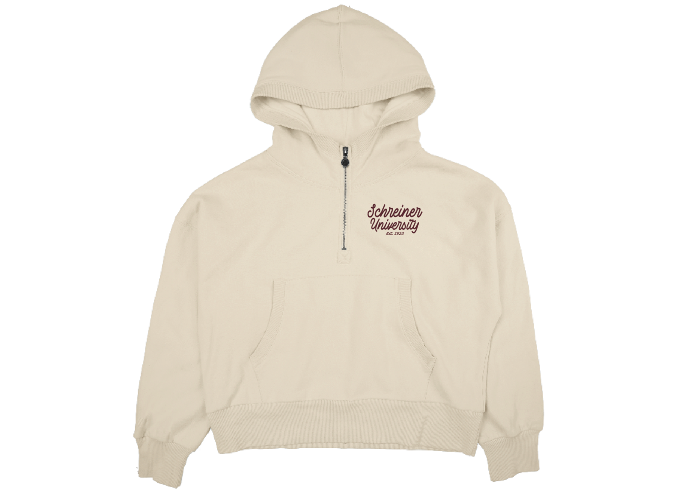 Blue 84 Schreiner Sanded 1/4 Zip Hood