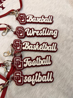 AOD Designs Game Day Keychain