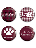 Wincraft Schreiner Spirit Buttons 4 pack