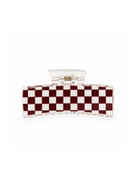 TLD Designs TLD Designs Large Checkered Hair Clip