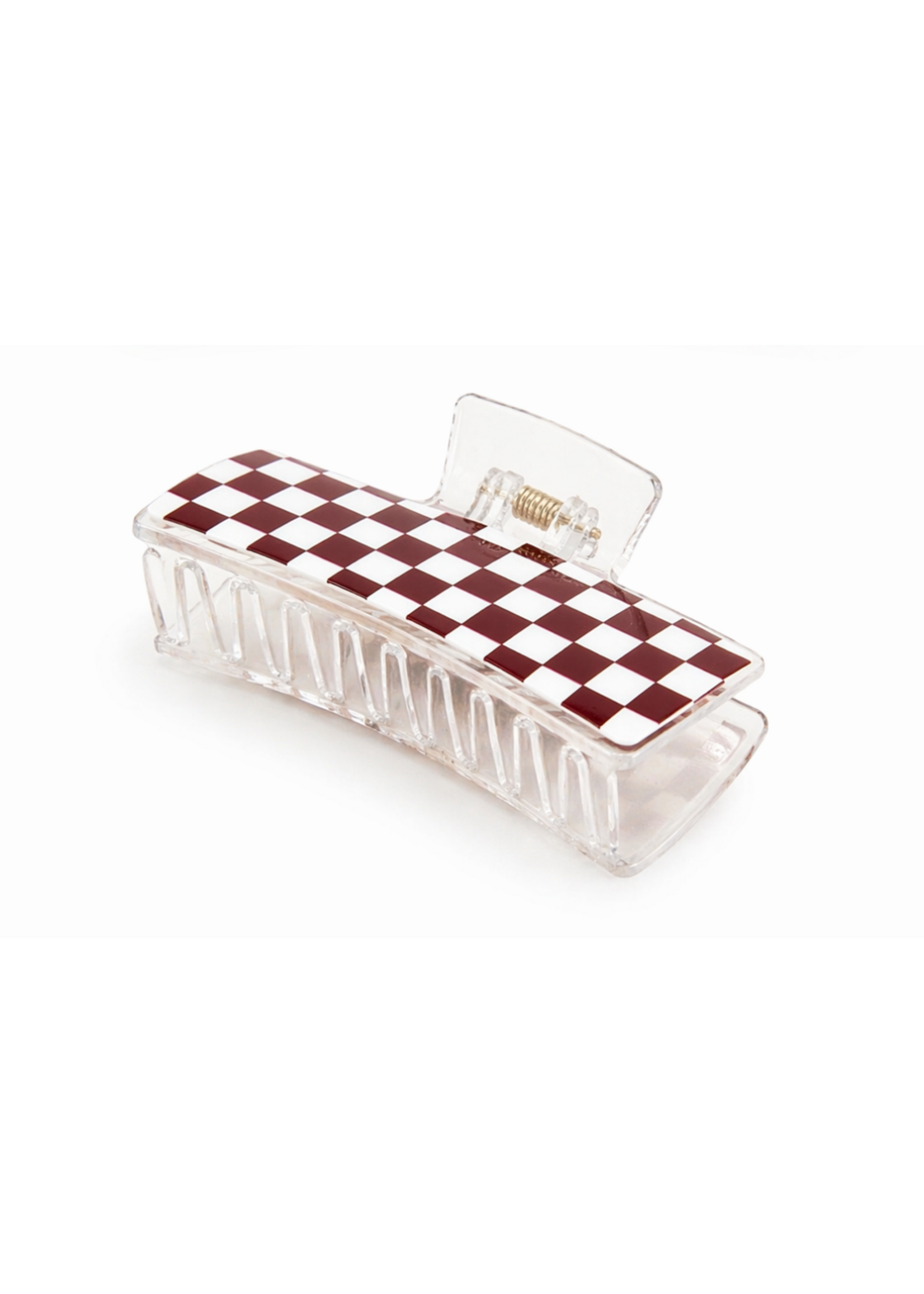 TLD Designs TLD Designs Large Checkered Hair Clip
