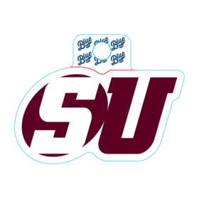 Blue 84 Big SU Sticker