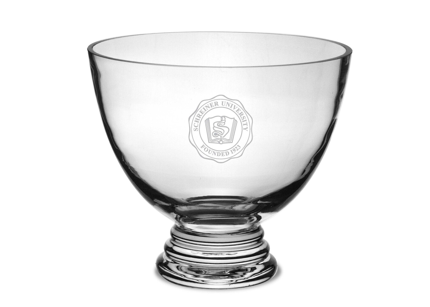 Campus Crystal Schreiner Clear Footed Bowl