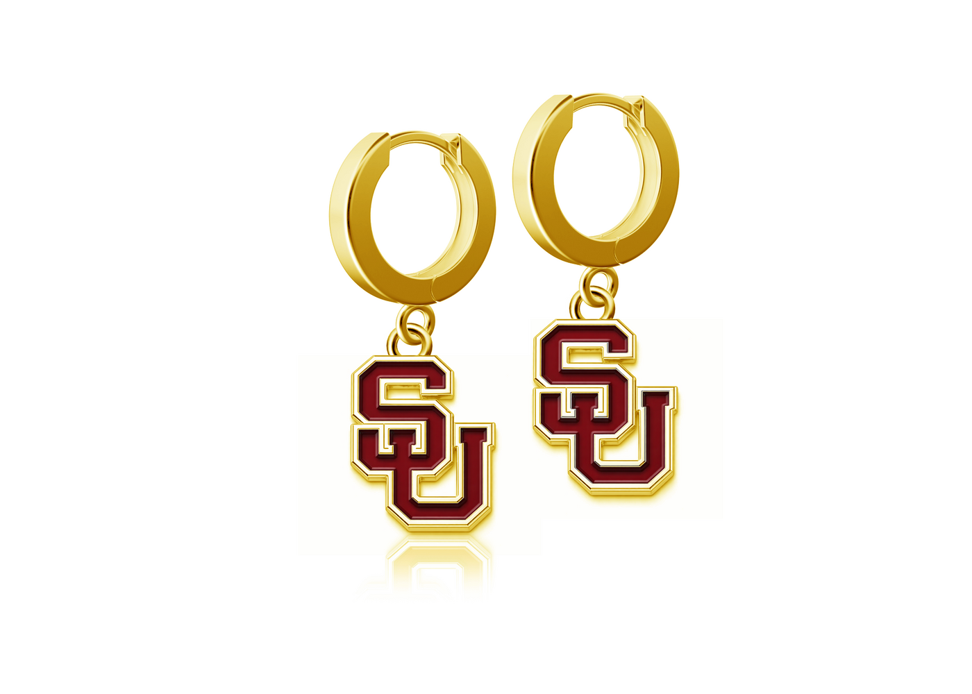 Dayna Designs Aliana Charmed Huggie Earring