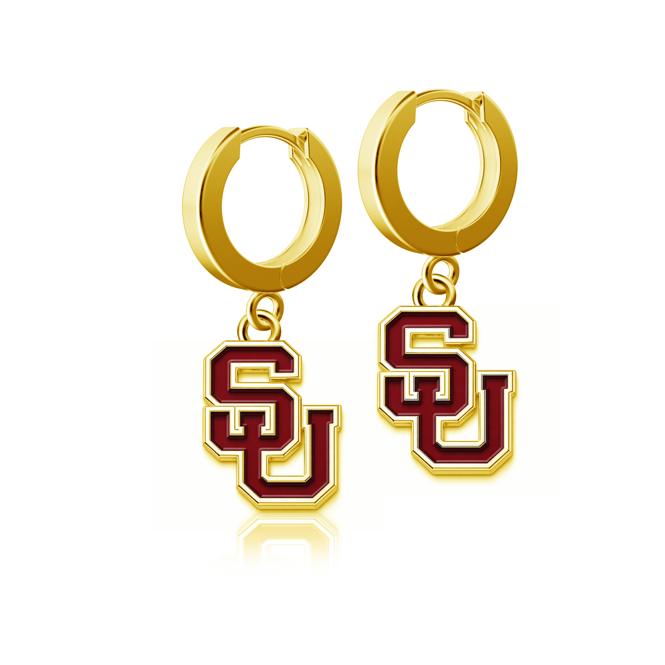 Dayna Designs Aliana Charmed Huggie Earring
