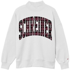 League Tartan Mock Neck