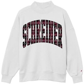 League Tartan Mock Neck