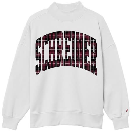 League Tartan Mock Neck