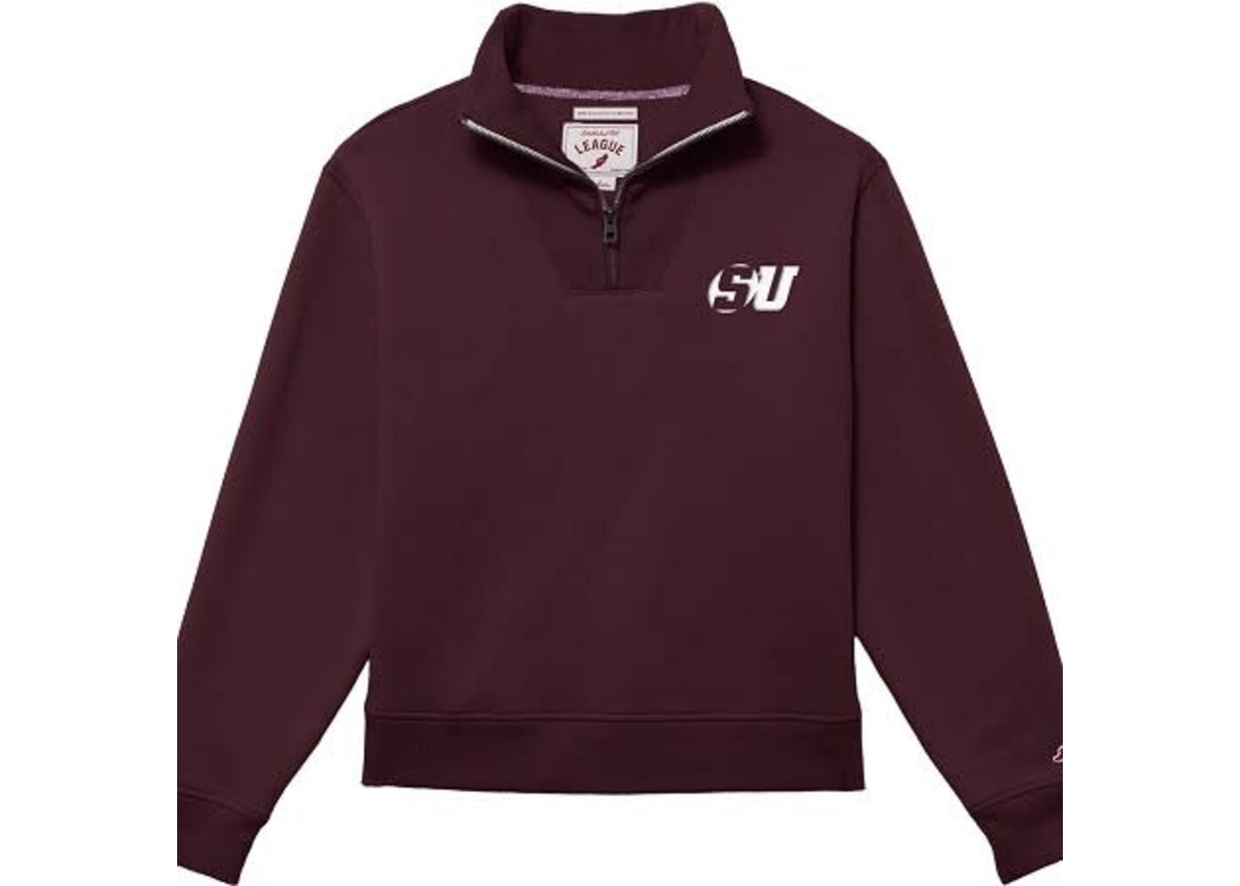League Working Hard Women's Collar Zip