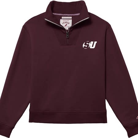 League Working Hard Women's Collar Zip
