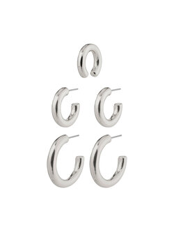 Pilgrim Earring Reconnect Silver Plated - 102136003