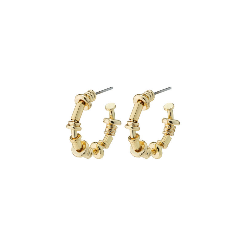 Pilgrim Earring Hoop Dreams Gold Plated - 112232013