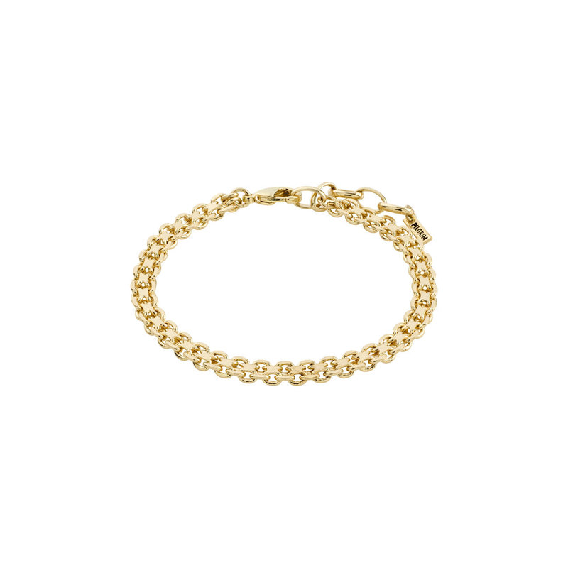Pilgrim Bracelet Chain Peace Gold Plated - 142232002