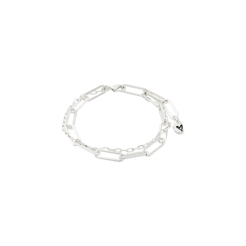 Pilgrim Bracelet Chain 2-in-1 Freedom Silver Plated - 132236002