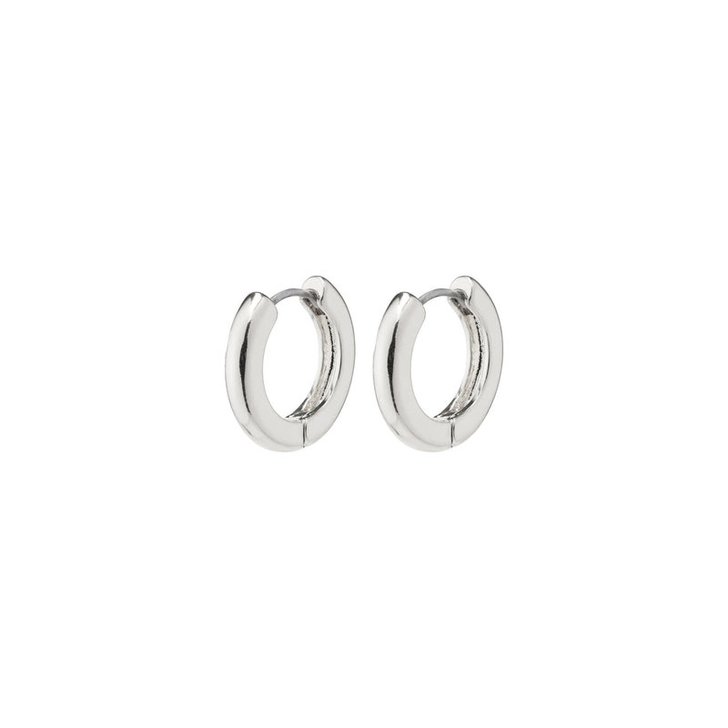 Pilgrim Earring Chunky Hoop Tyra Silver Plated - 662236013