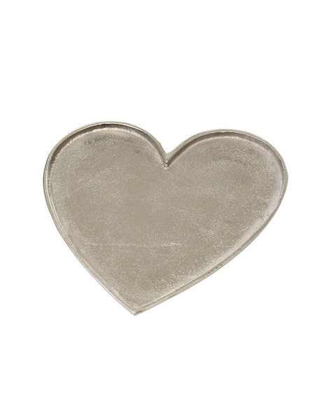 Indaba Silver Heart Platter Medium 1-5565