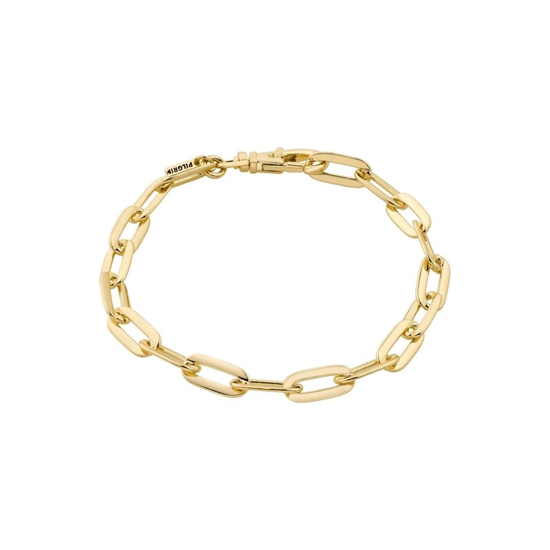 Pilgrim Kindness Recycled Cable Chain Bracelet Gold Plated - 132242002