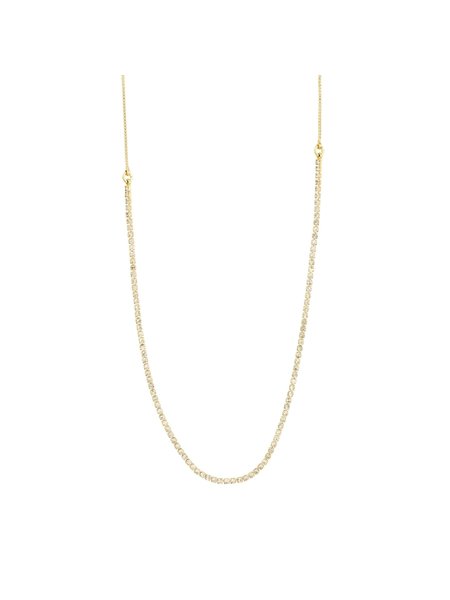 Pilgrim Friends Crystal Chain Necklace Gold Plated - 112242001