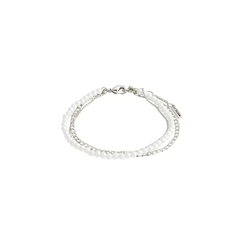 Pilgrim Baker Bracelet 3-In-1 Set Silver Plated - 632316002