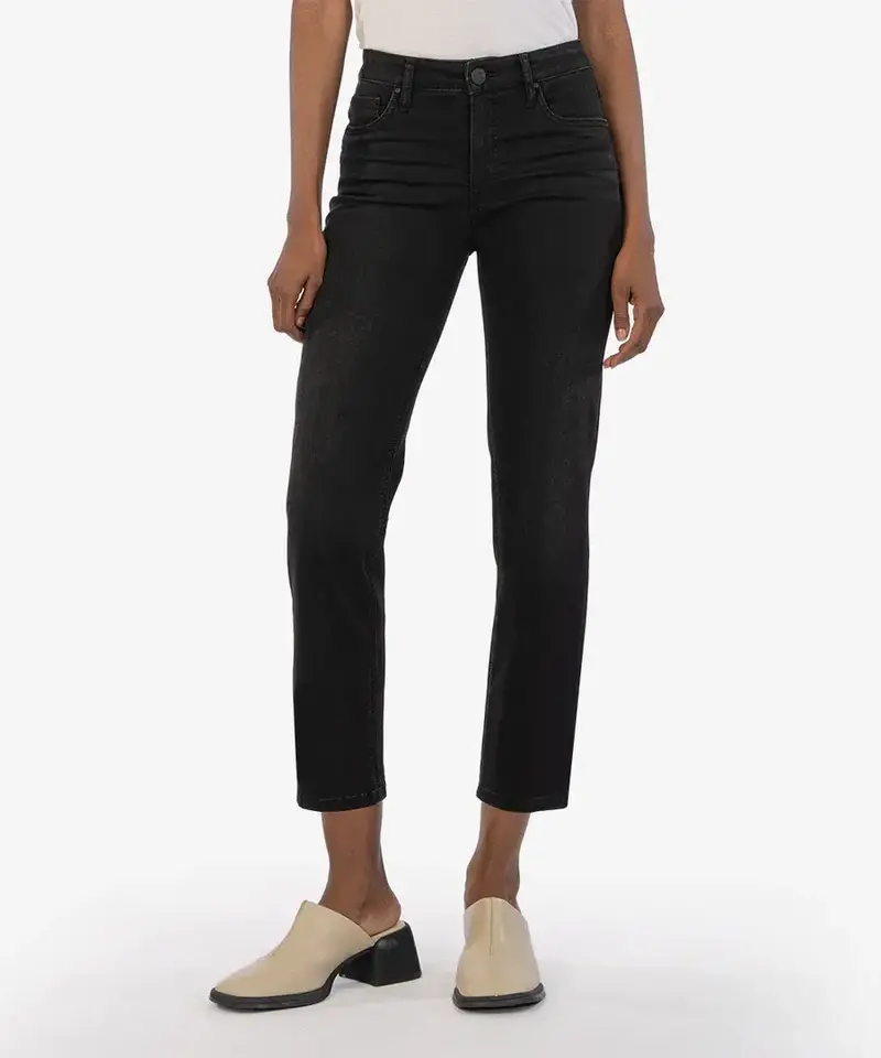 Kut from the Kloth Rachael High Rise Fab Ab Mom Regular Hem - Uplifting