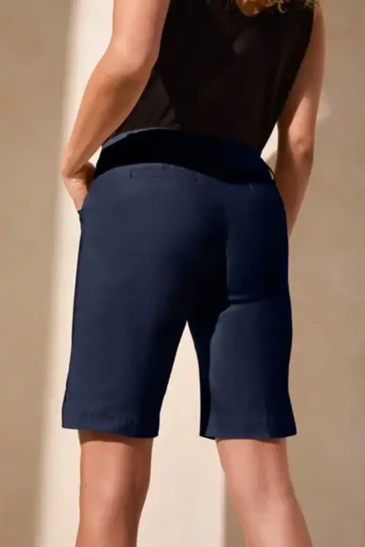 Tribal Flatten It Pull On Short W/ Slits 2058O -ss25-