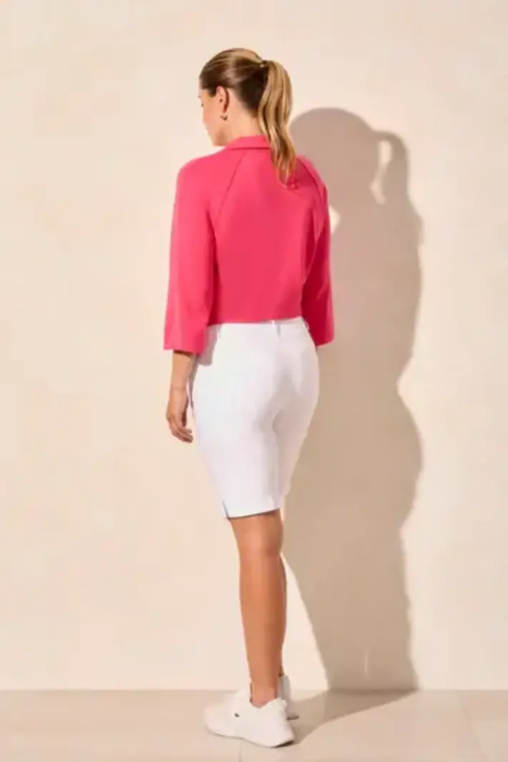 Tribal Flatten It Pull On Short W/ Slits 2058O -ss25-
