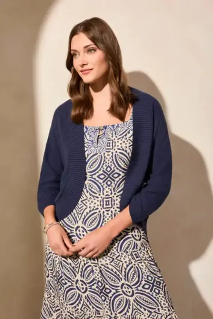 Tribal Cocoon Swt Cardigan 2205O -ss25-