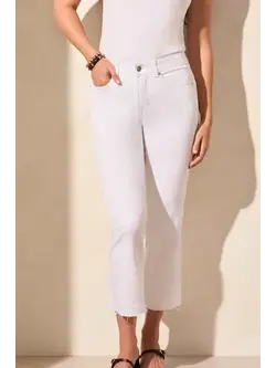 Tribal Sophia Curvy Micro Flare Crop Jeans W/Released Hem 7735O -ss25-