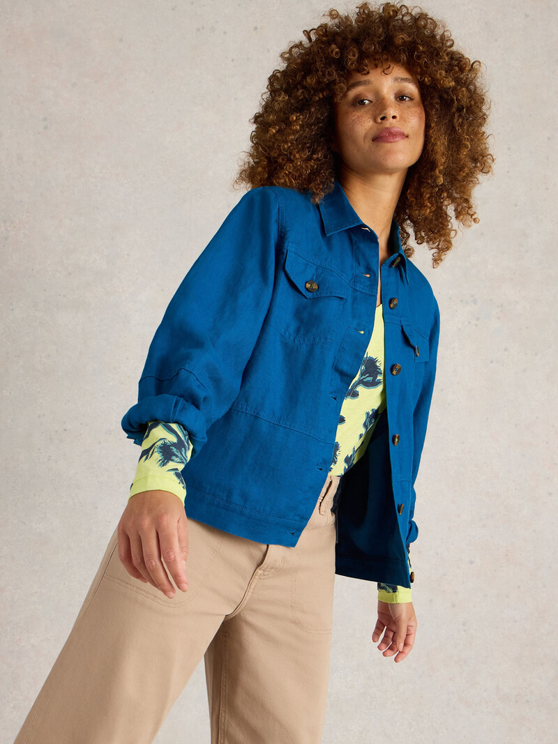 White Stuff Camille Linen Jacket 442695