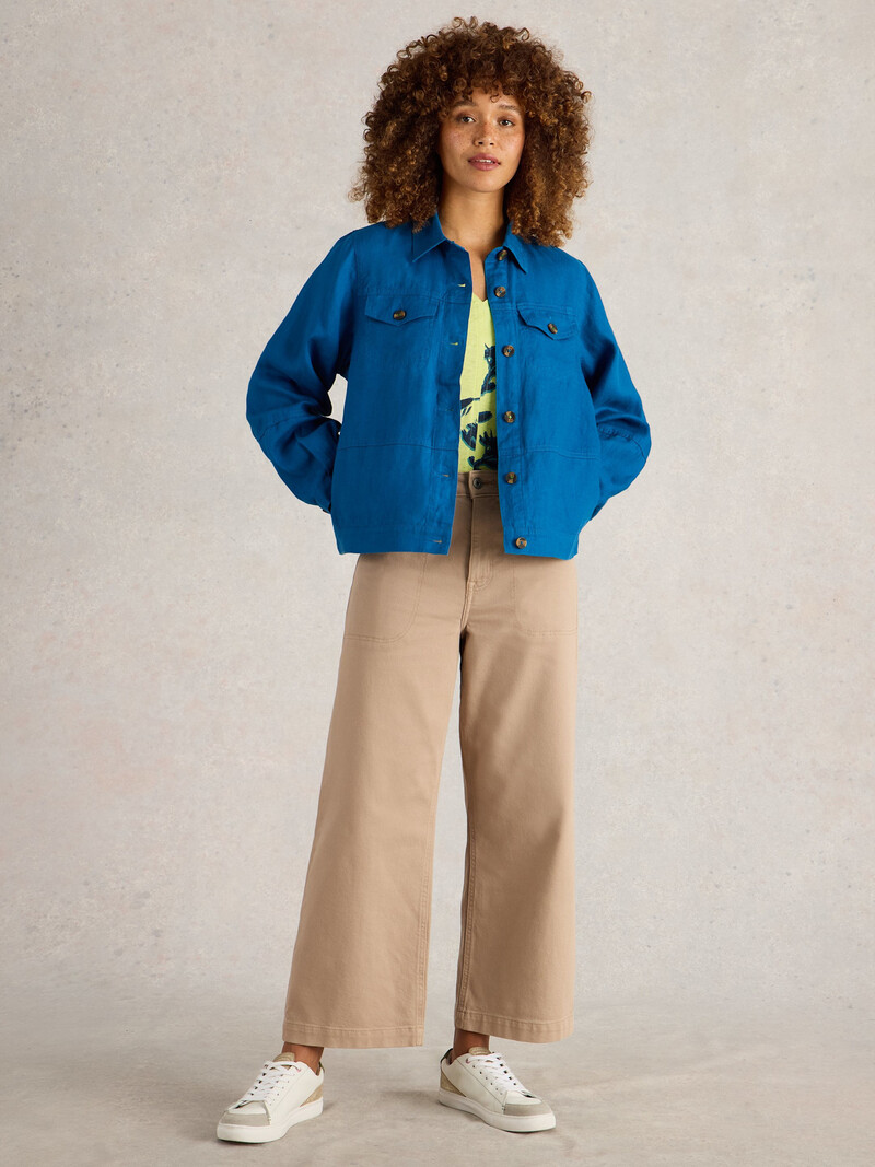 White Stuff Camille Linen Jacket 442695