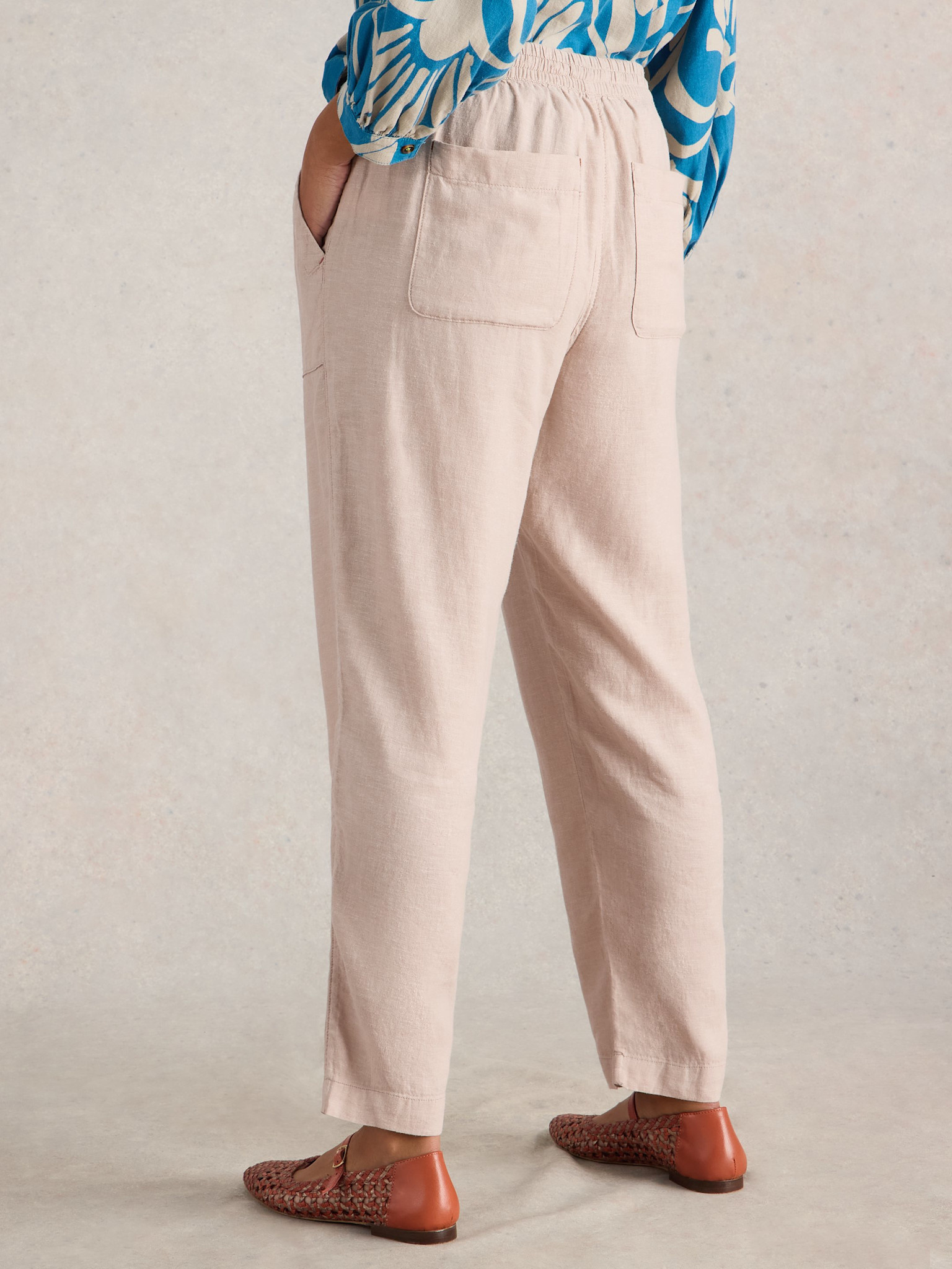 White Stuff Elle Linen Blend Trouser 442670