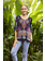 Orientique Boho Top Shirred Yoke - 82203