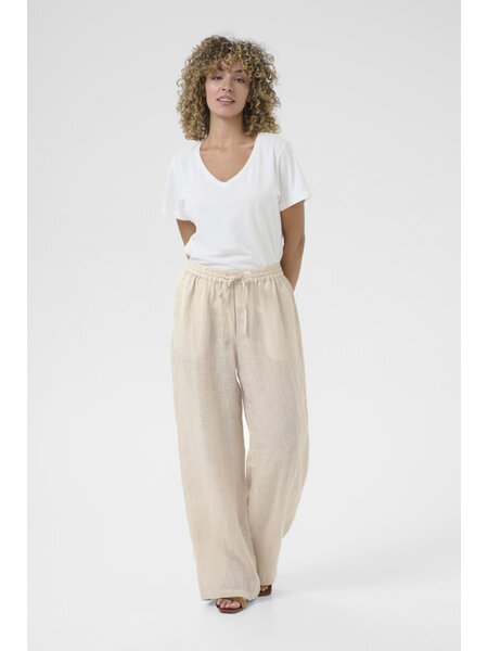Cream CRBellis Linen Pant 10615410-SS26